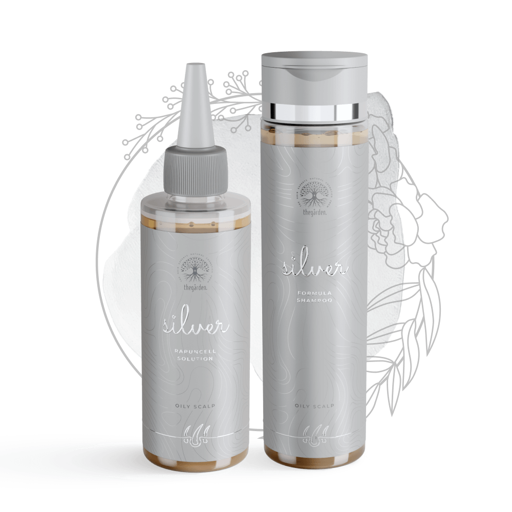 Zvýhodněný SILVER Basic Duo balíček (šampon a tonikum pro suché vlasy a rychle se mastící pokožku).