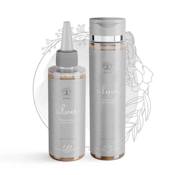 Zvýhodněný SILVER Basic Duo balíček (šampon a tonikum pro suché vlasy a rychle se mastící pokožku).
